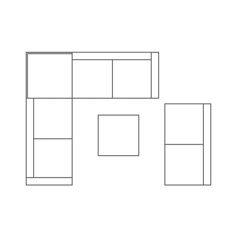 U-shaped layout