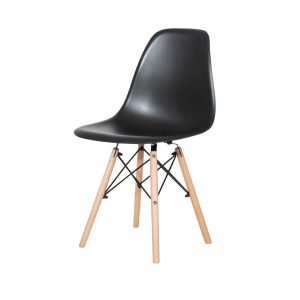 4 x Replica Eames Chairs Dining Office Cafe Lounge-Echo Black