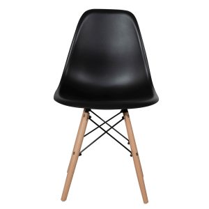 4 x Replica Eames Chairs Dining Office Cafe Lounge-Echo Black