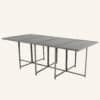 Bali 13PC Outdoor Dining Set-Grey - Thumbnail Image 9