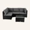 Outdoor Modular Lounge Sofa Bondi-Black - Thumbnail Image 6