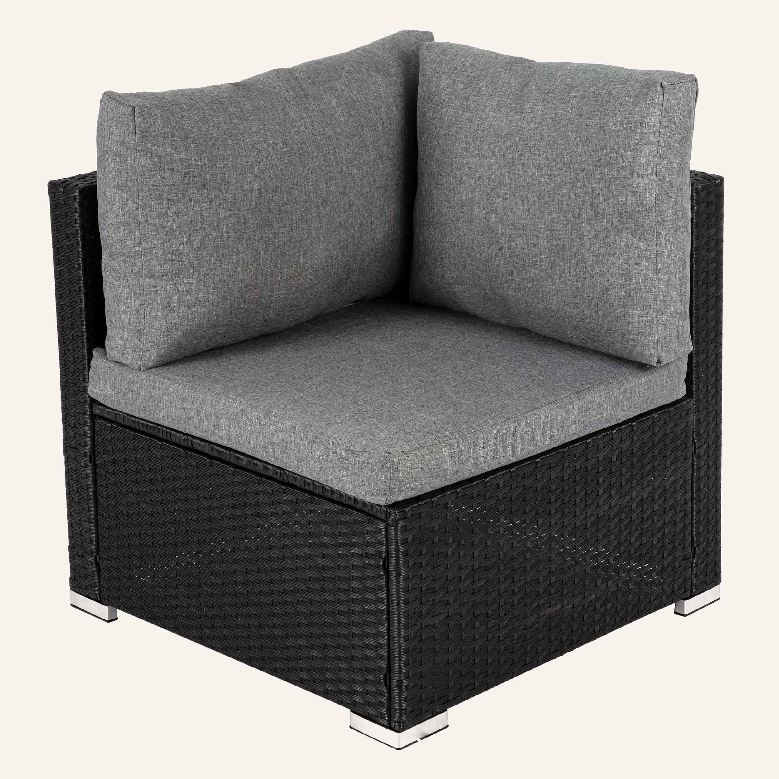 Outdoor Modular Lounge Sofa Bondi-Black - Image 9