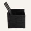 Large Modular Outdoor Ottoman Lounge Set in Black - Thumbnail Image 11