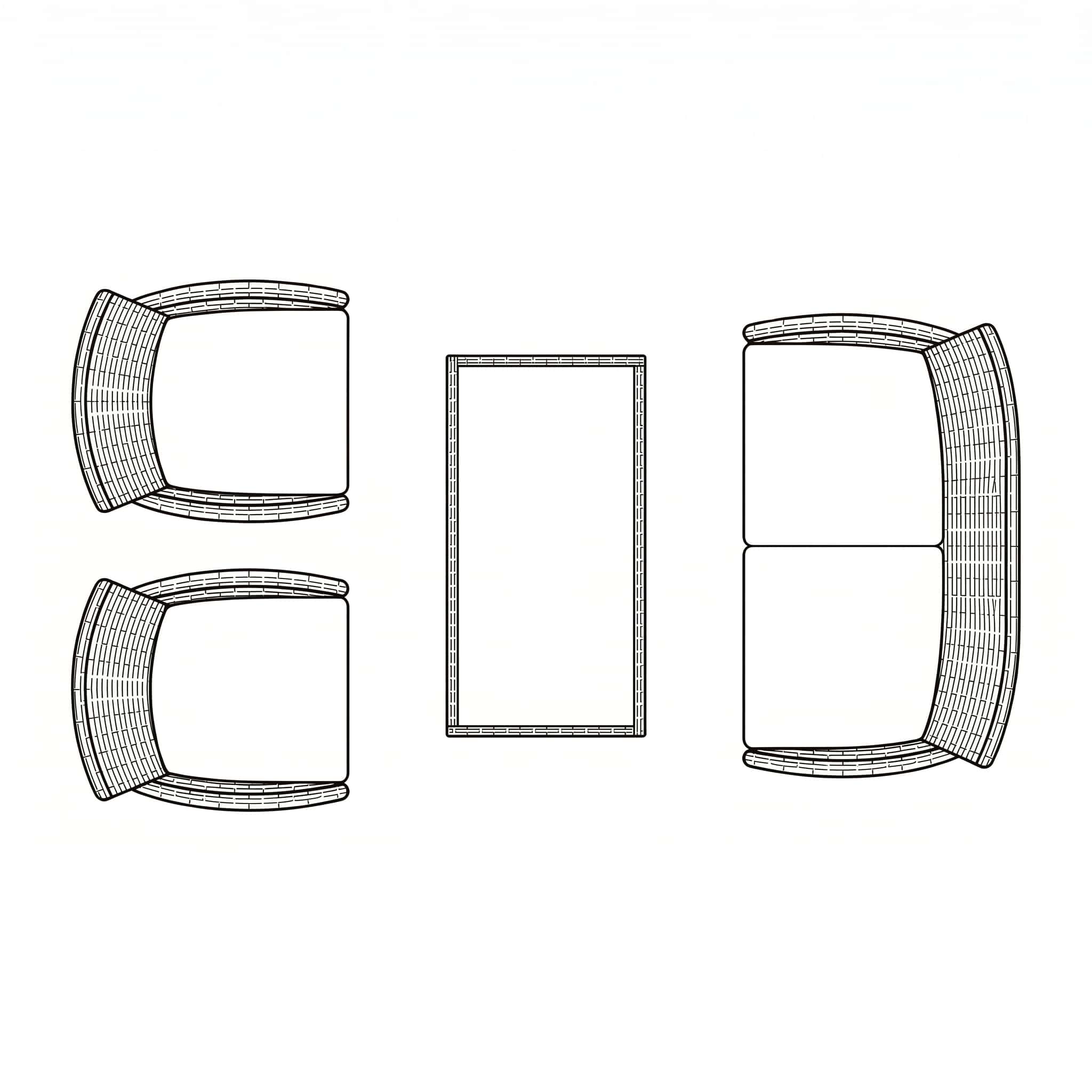 4-Seater Bistro Set