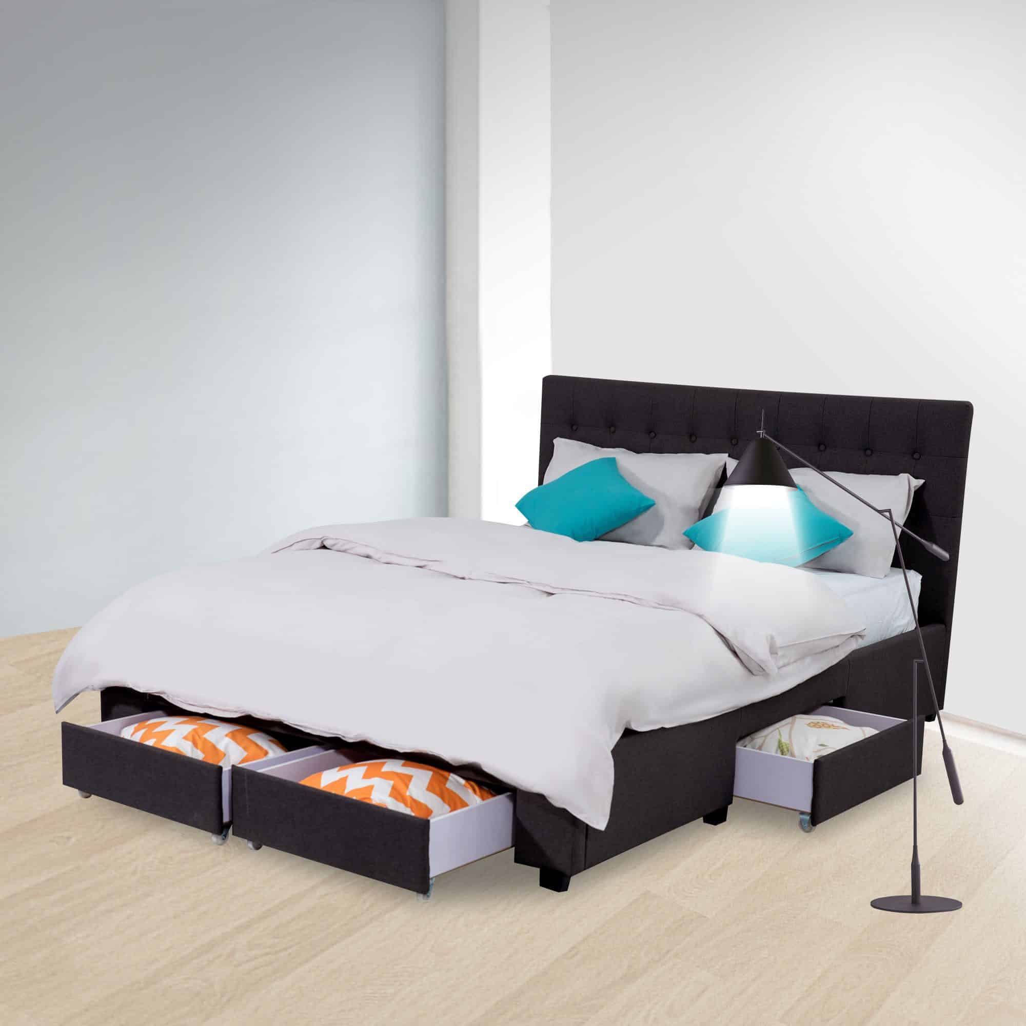 DREAMO Fabric Bed Frame Side