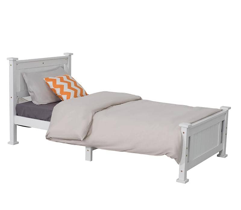 DREAMO Single Solid Pine Timber Bed Frame Side