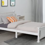 DREAMO Single Solid Pine Timber Bed Frame