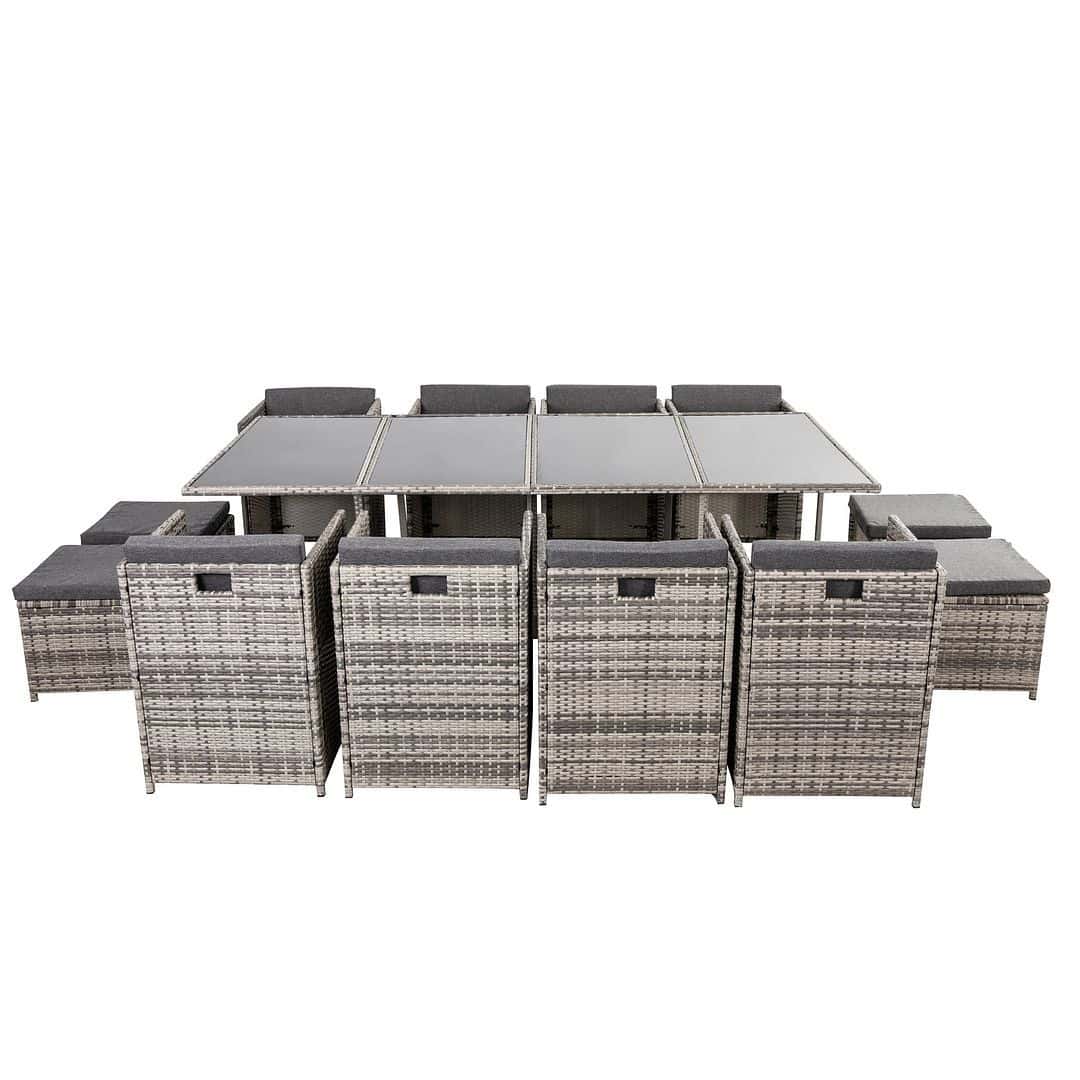 OTF-502S-LGR-11 DREAMO Outdoor Dining Set Back Side