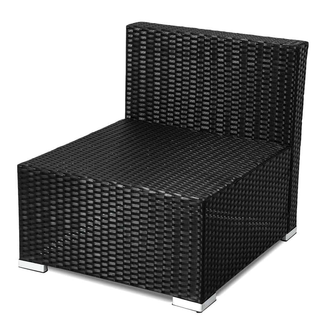 OTF-507508509S-BLK-11 DREAMO Modular Lounge One Seater Sofa Side