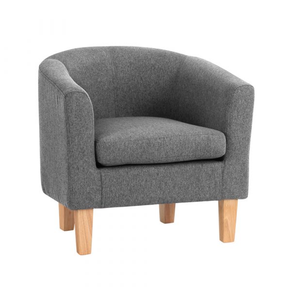 Modern Round Back Armchair