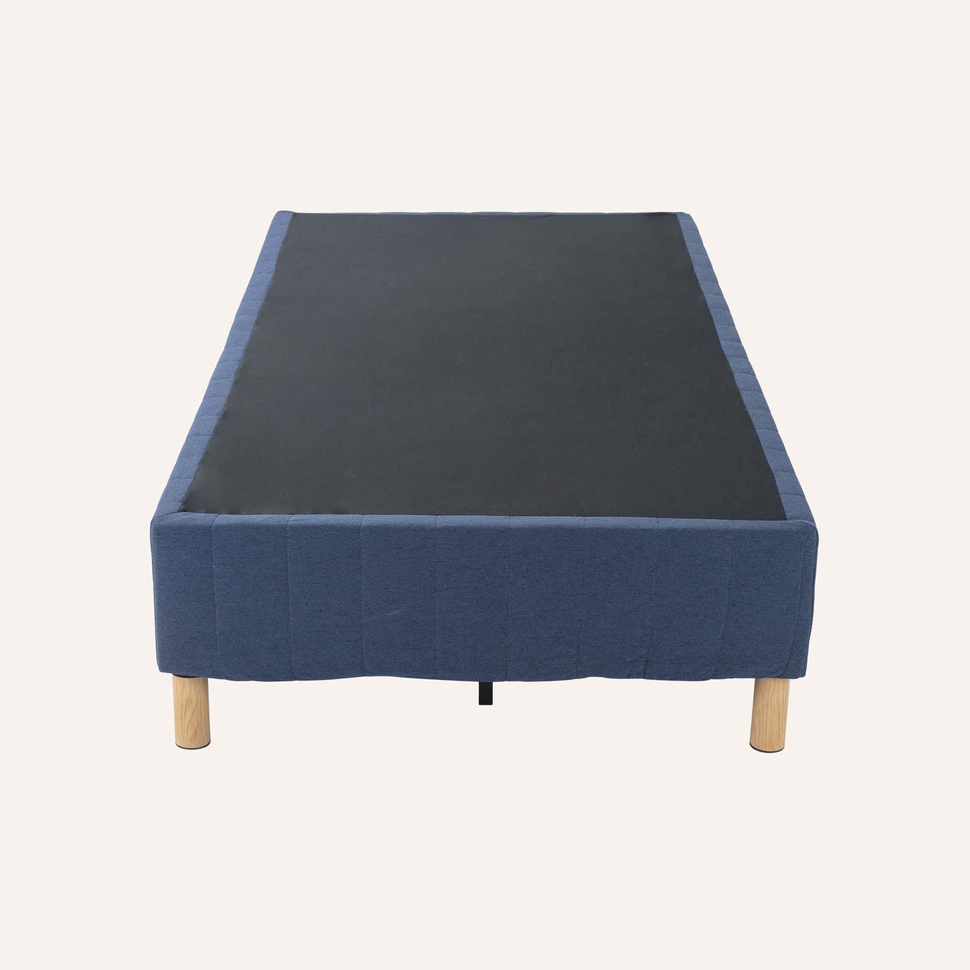 Metal Bed Frame Mattress Foundation Blue - Image 10