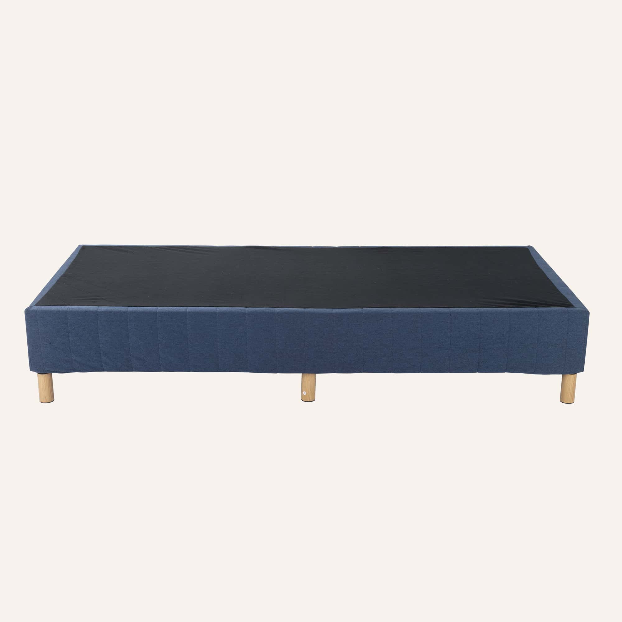 Metal Bed Frame Mattress Foundation Blue - Image 9