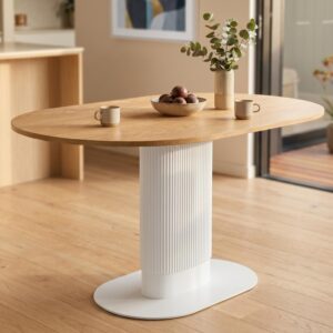 Clara Gather Round Oval Dining Table
