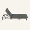 Grey Rattan Sunbed with Adjustable Recline - Thumbnail Image 4