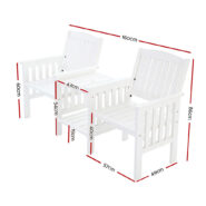 ODF-LOVESEAT-WH