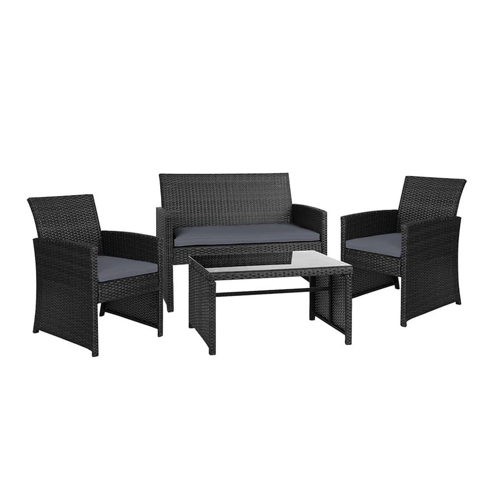 ODF-RATTAN-4PC-AB-BK