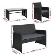 ODF-RATTAN-4PC-AB-BK