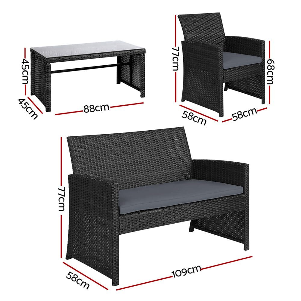 ODF-RATTAN-4PC-AB-BK
