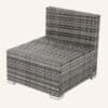 6PCS Outdoor Modular Lounge Sofa Coogee-Grey - Thumbnail Image 9