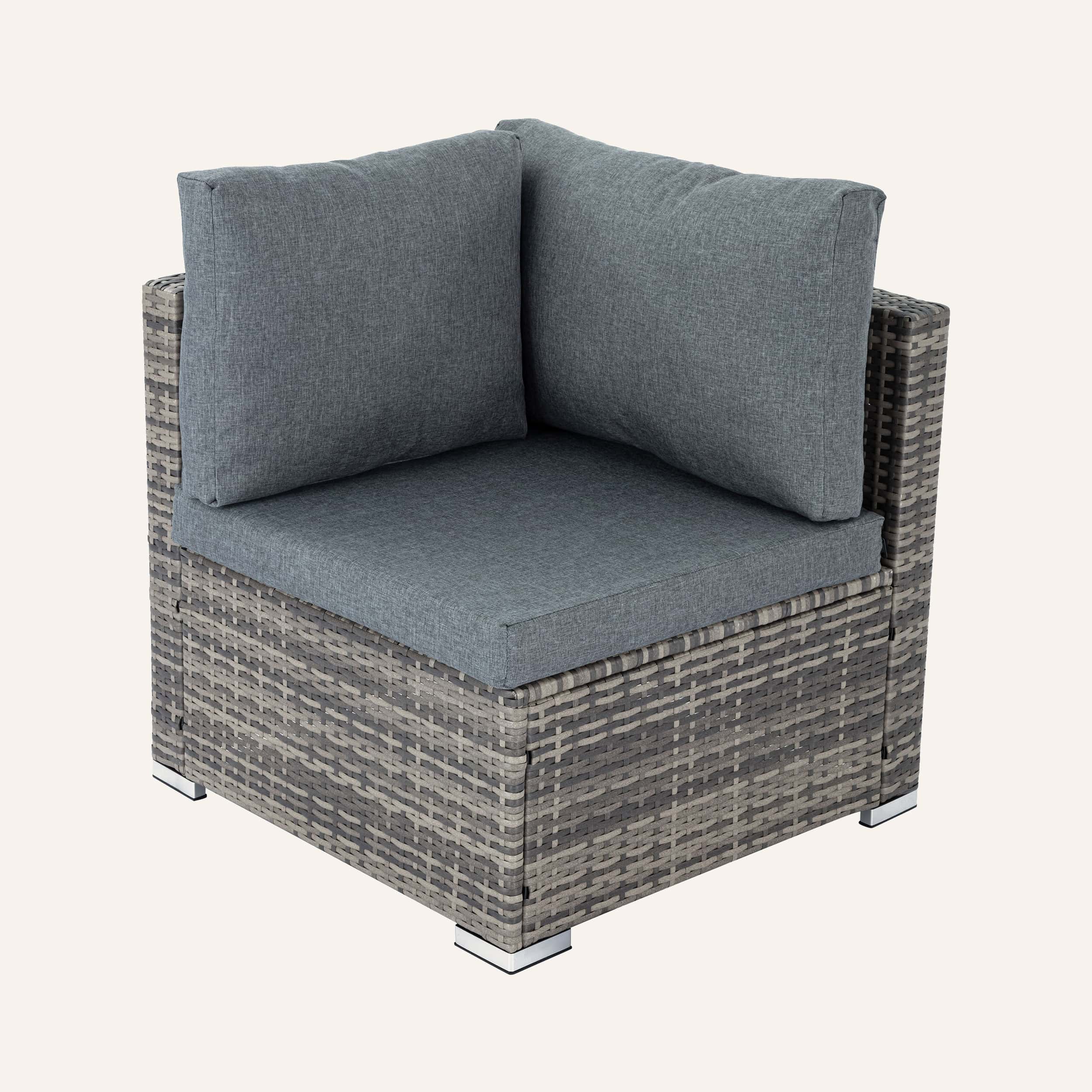6PCS Outdoor Modular Lounge Sofa Coogee-Grey - Image 12