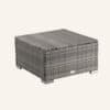 Outdoor wicker ottoman in Grey - Thumbnail Image 3