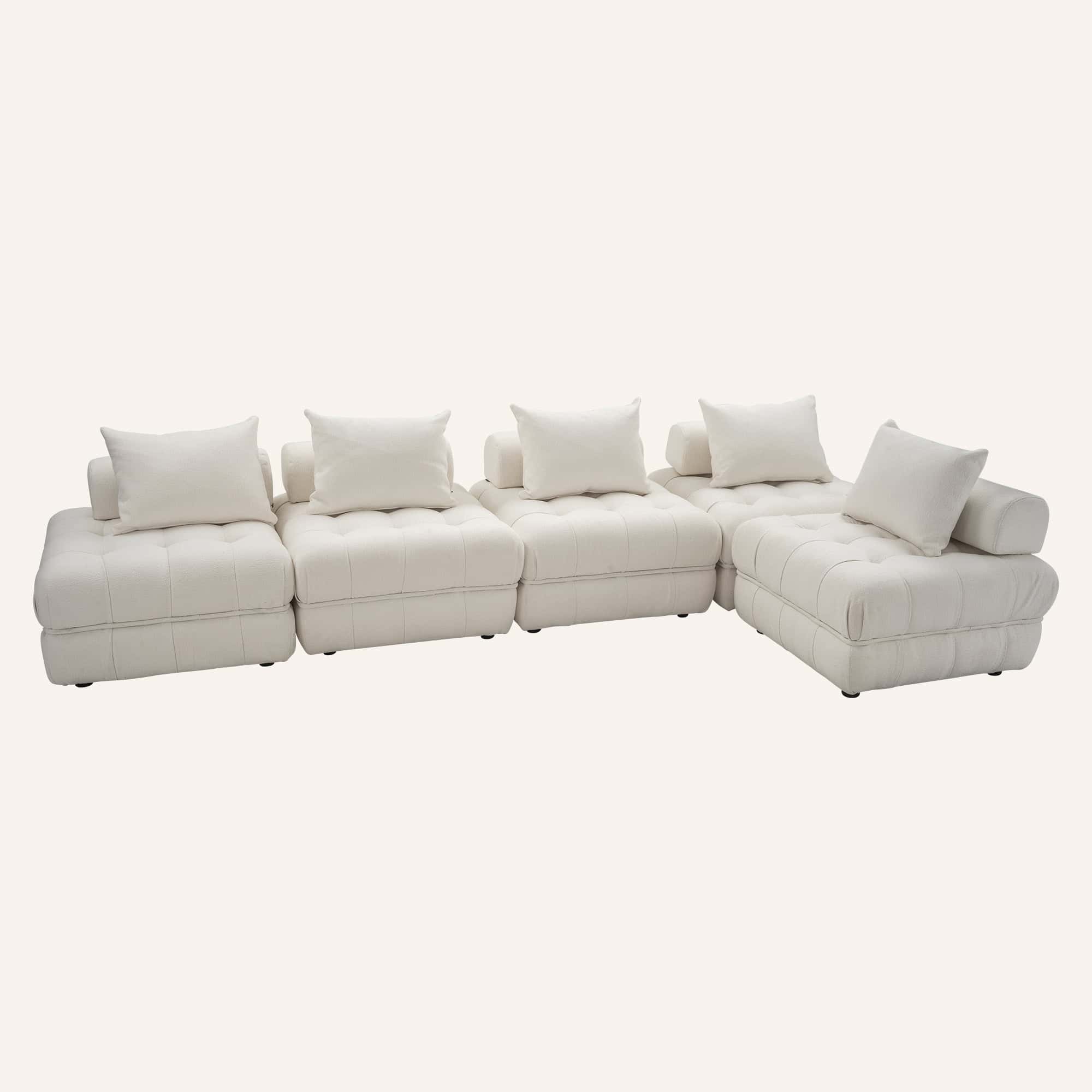 Martina 5 Piece Modular Sofa Set - Image 4
