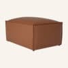 Harbor Luxe 4-Piece Left-Facing Leather Sofa Set with Ottoman - Thumbnail Image 15