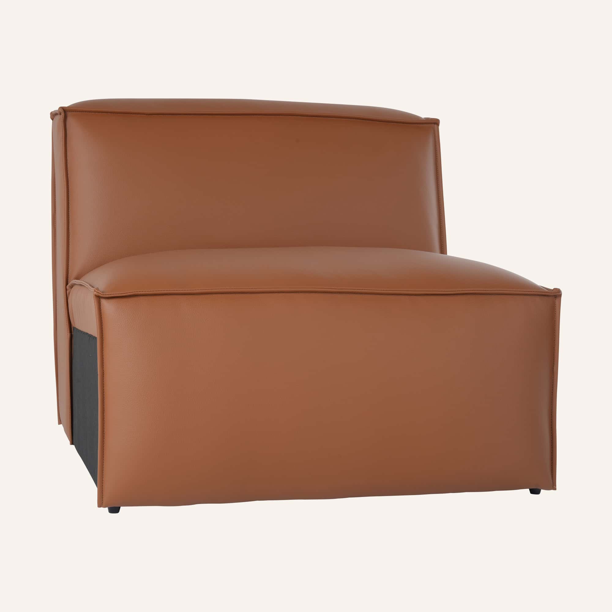 Harbor Luxe 4-Piece Left-Facing Leather Sofa Set with Ottoman - Image 13