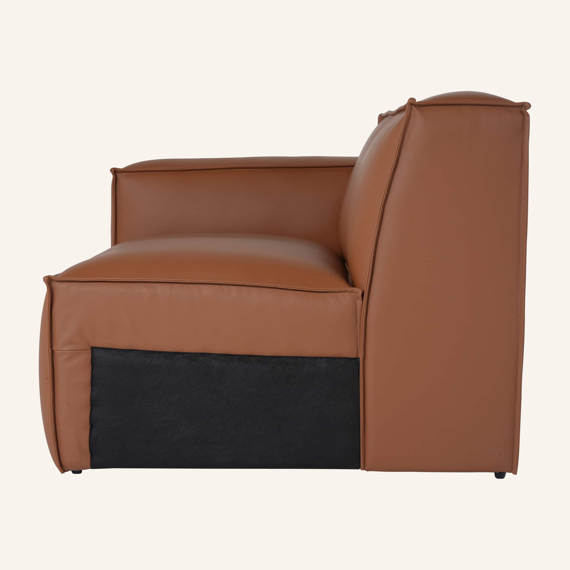 Harbor Luxe 3-Seater Leather Sofa Set - Image 10