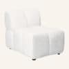 Lola Mid-Century Modern Modular Curved Sofa and Chaise Set - Thumbnail Image 10