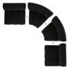 SOF-614B-BLK-4PC-2C2S