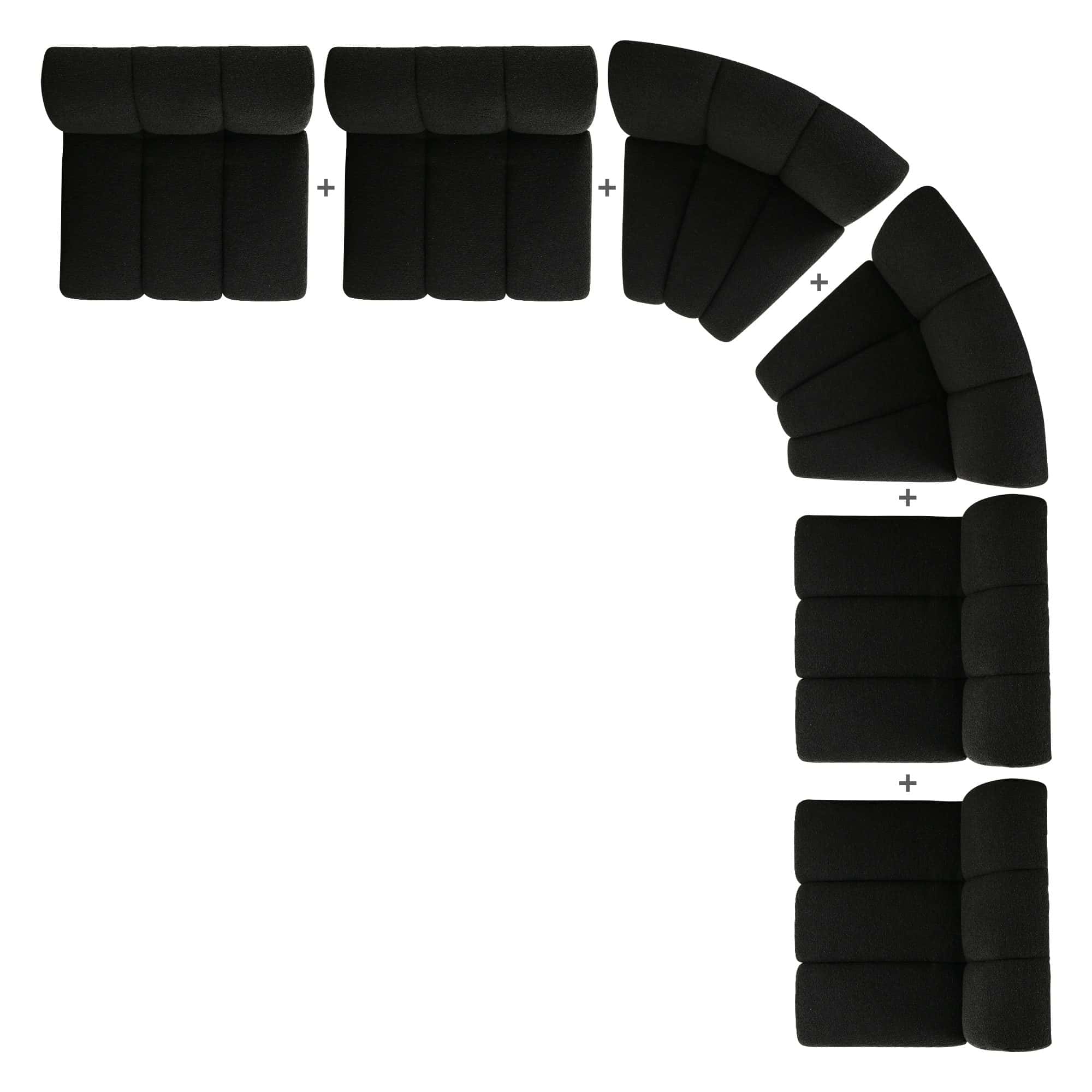 SOF-614B-BLK-6PC-2C4S