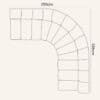 Elysian Evan Modular Sofa Set - Thumbnail Image 37
