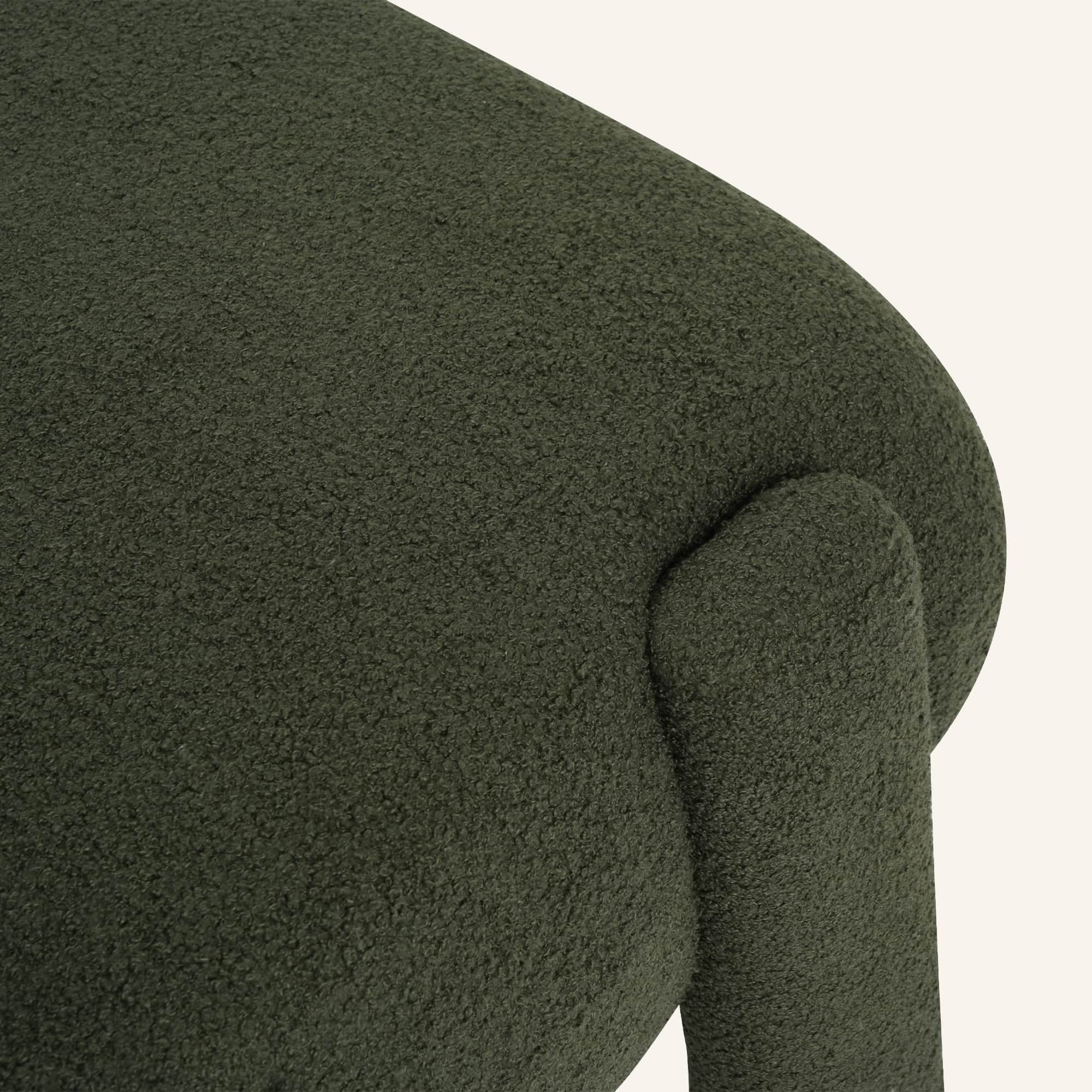 Green Fleece Side Chair - Image 12