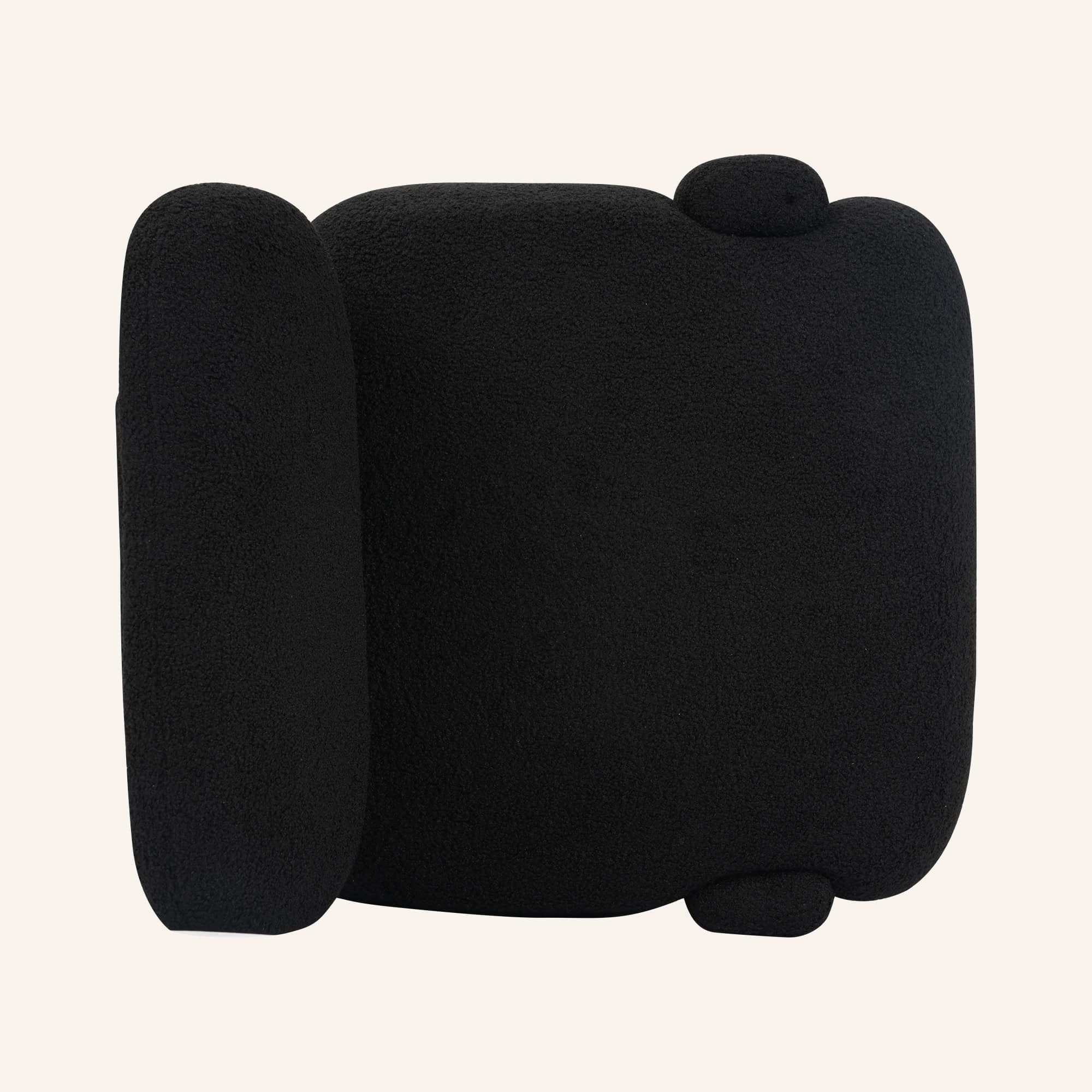Black Fleece Side Chair - Image 10
