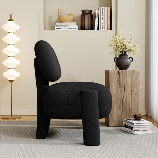 Black Fleece Side Chair
