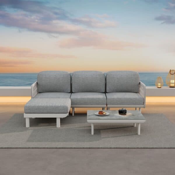 Modular Rustic Outdoor Furniture Set