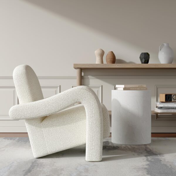 Snowdrift Mid-Century Armchair