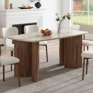 Twilight Grain Walnut Dining Table