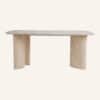 Calm Horizon Travertine Dining Table - Thumbnail Image 10