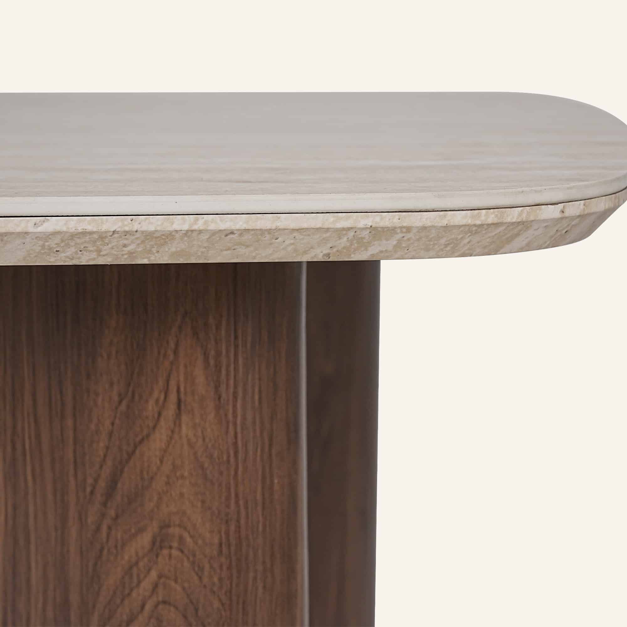 Twilight Grain Walnut Dining Table - Image 10