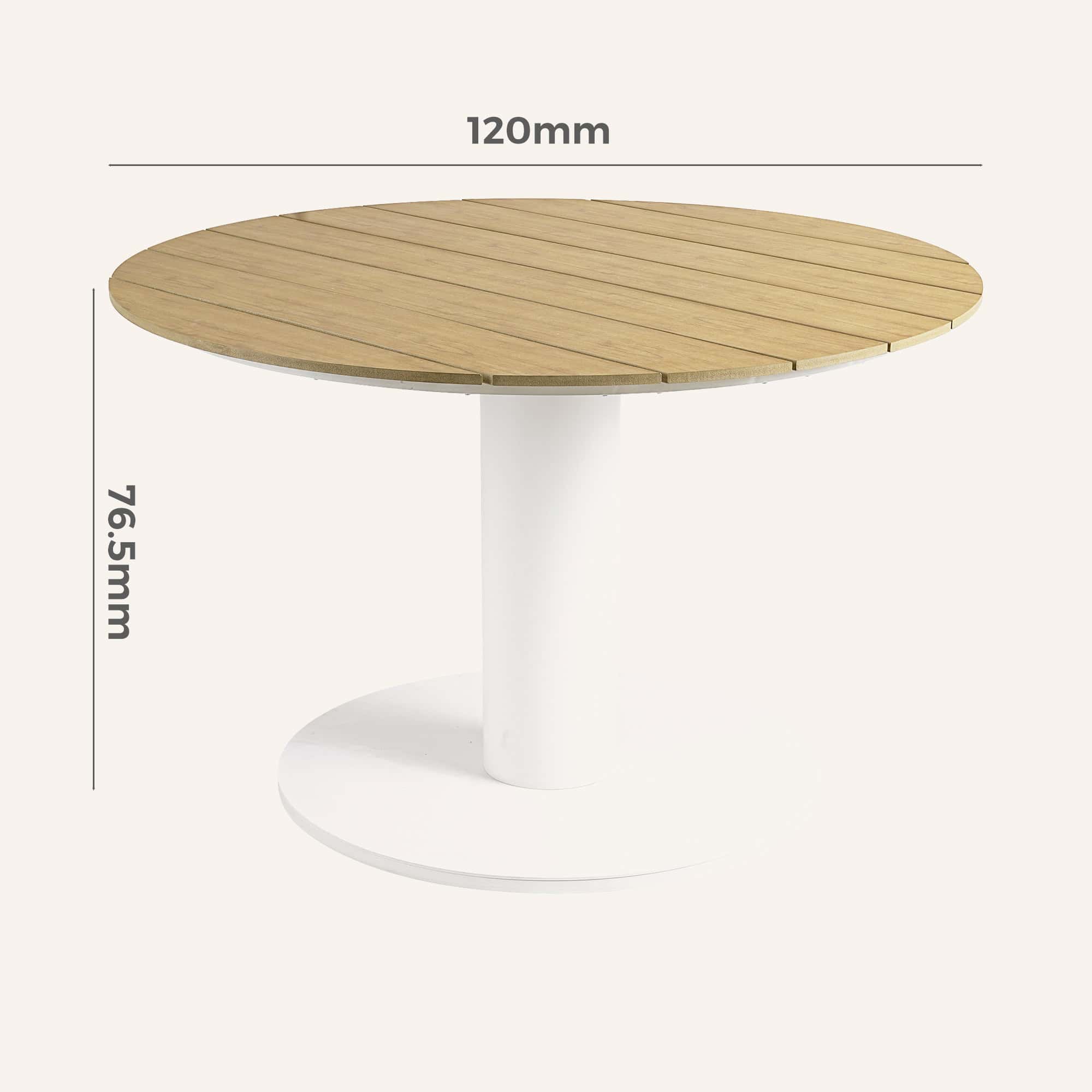 Harbourline Slatted Outdoor Table - Image 11