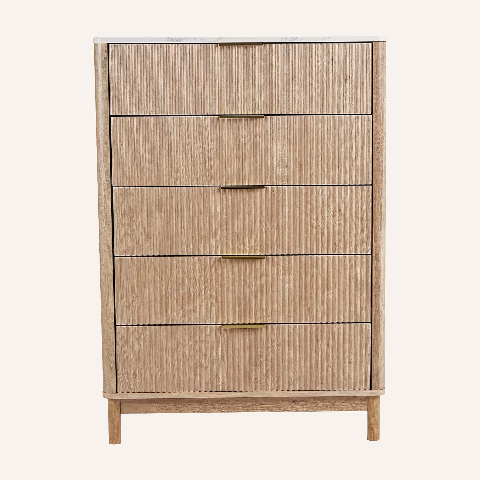 Anna Ribbletone Five-Drawer Chest - Image 4
