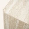 Noosa Travertine-Look Console Table with Ripple Drawer - Thumbnail Image 7