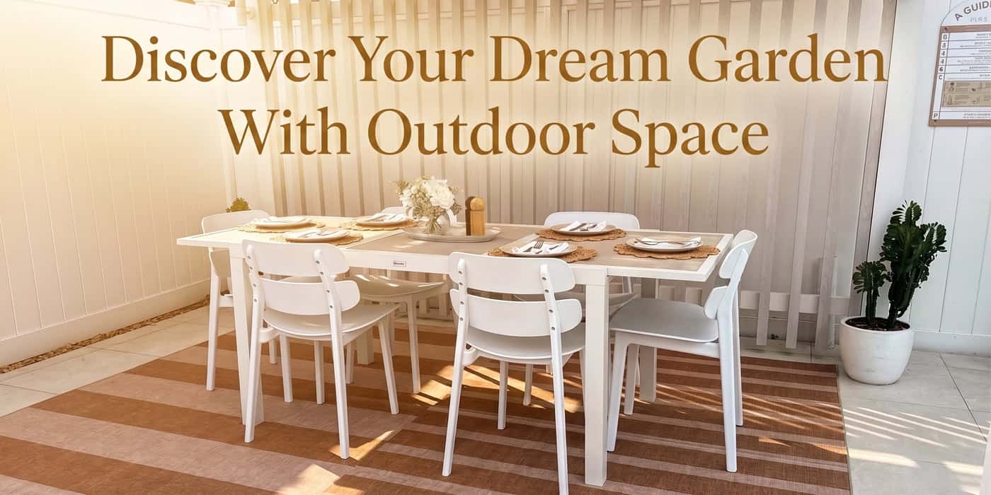OUTDOOR FURNITURE you can make the most of your space, with outdoor lounge, dining, storage, sun lounge & more.